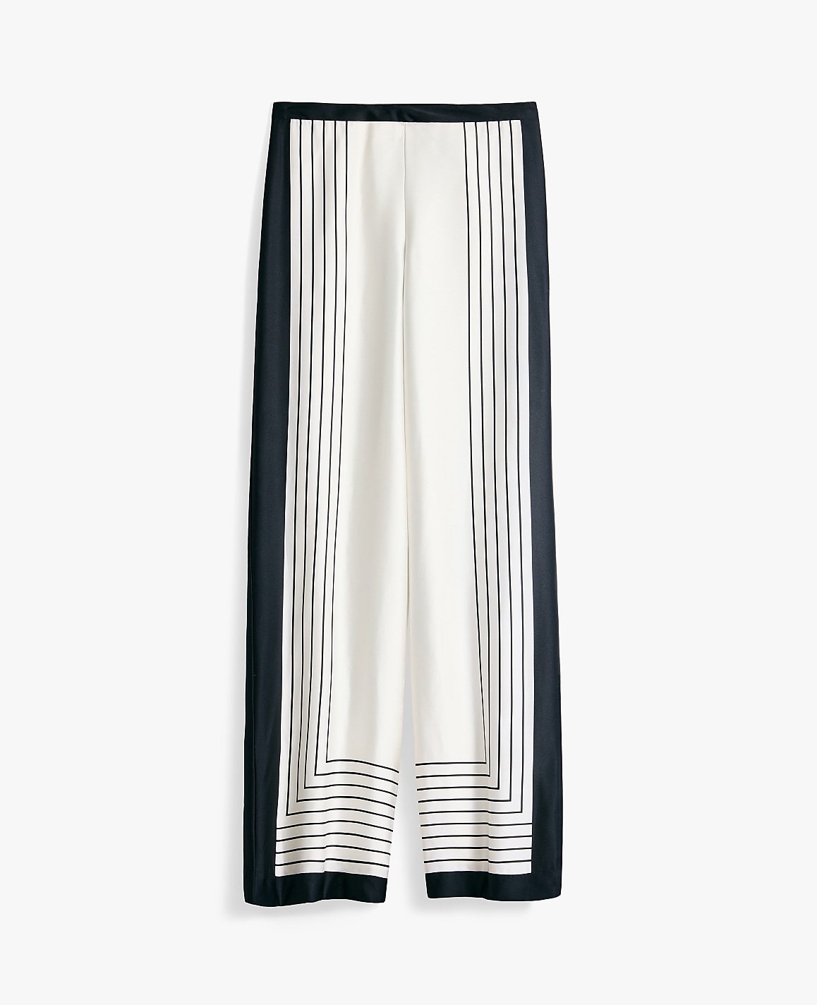 The Petite Pleated Satin Wide-Leg Pant