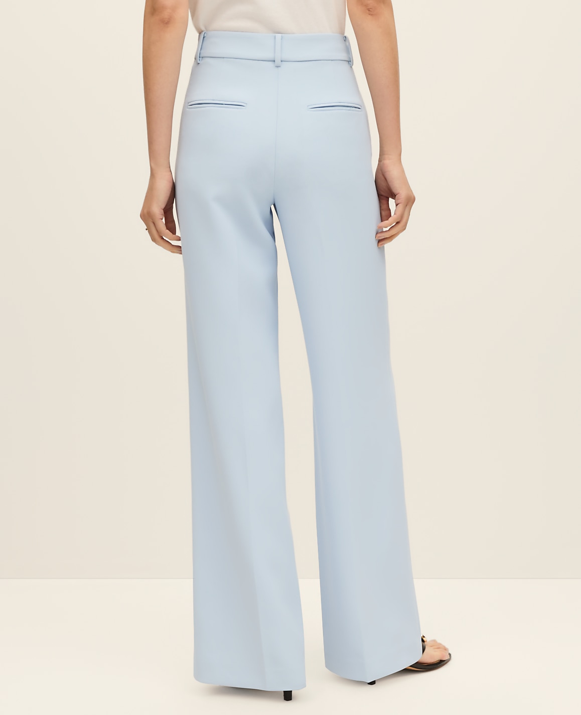 The Perfect Wide-Leg Pant in Fluid Crepe