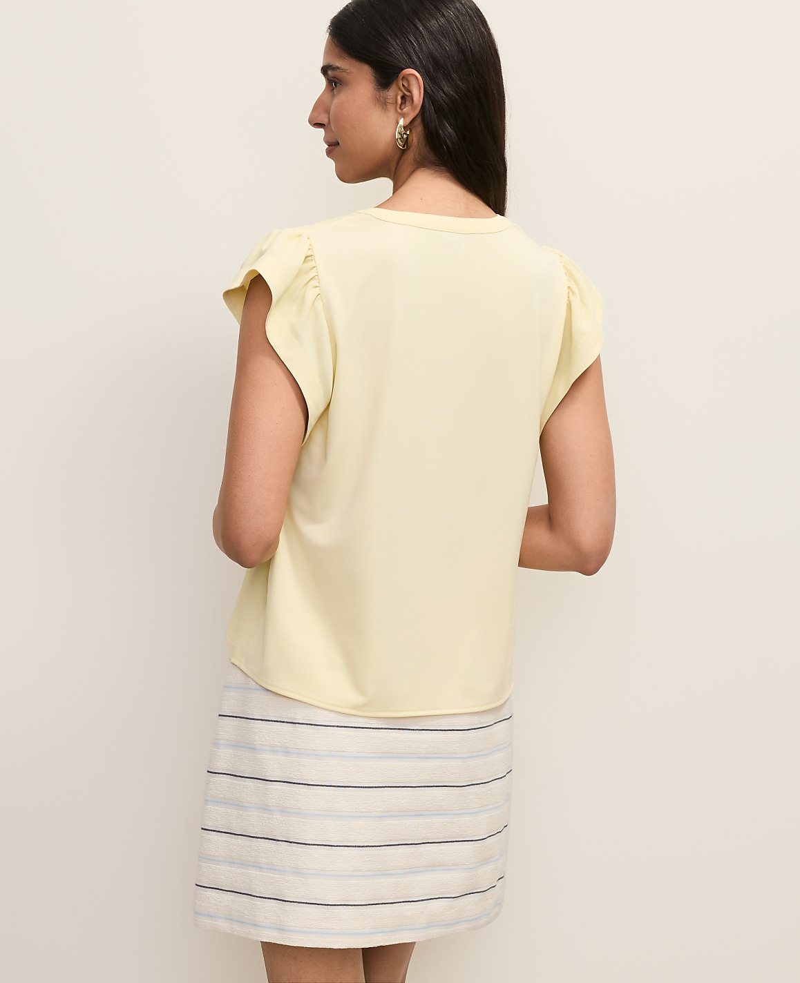 Flutter Sleeve Top