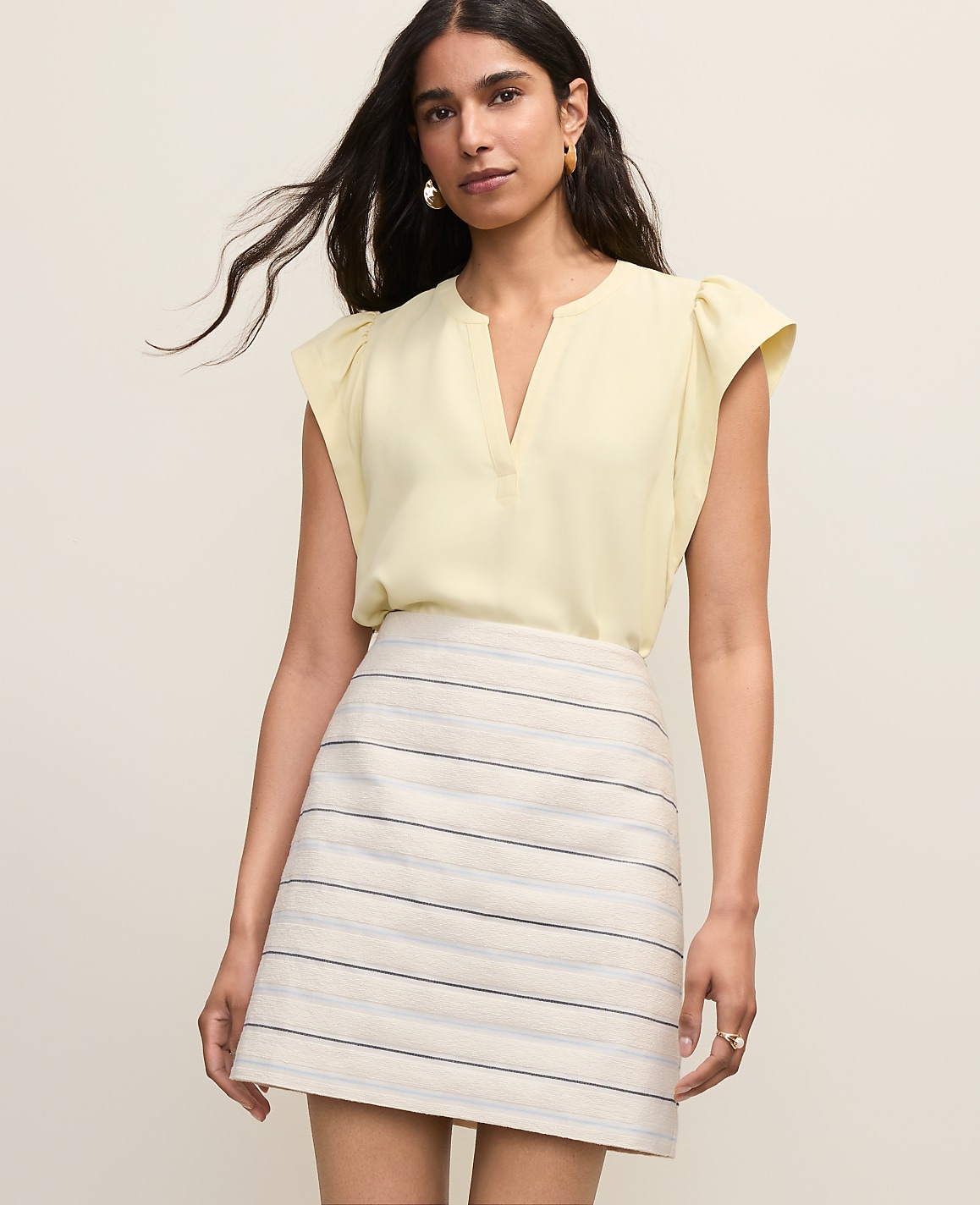 Flutter Sleeve Top