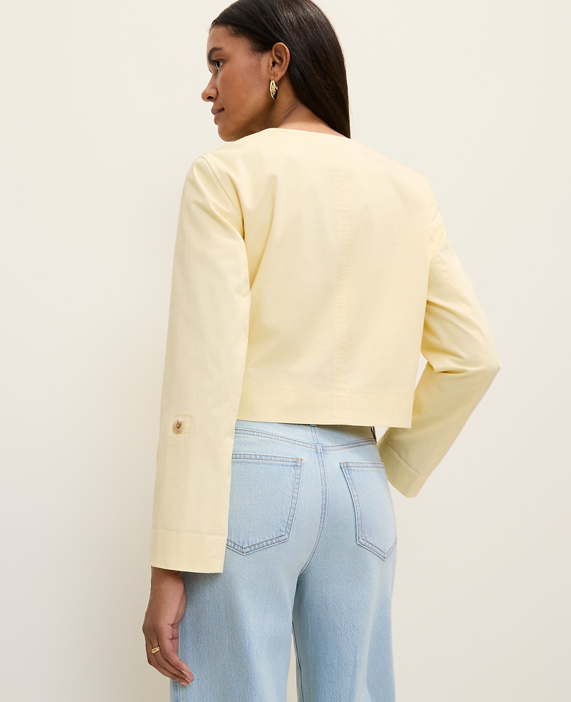 Petite Weekend Crew Neck Jacket
