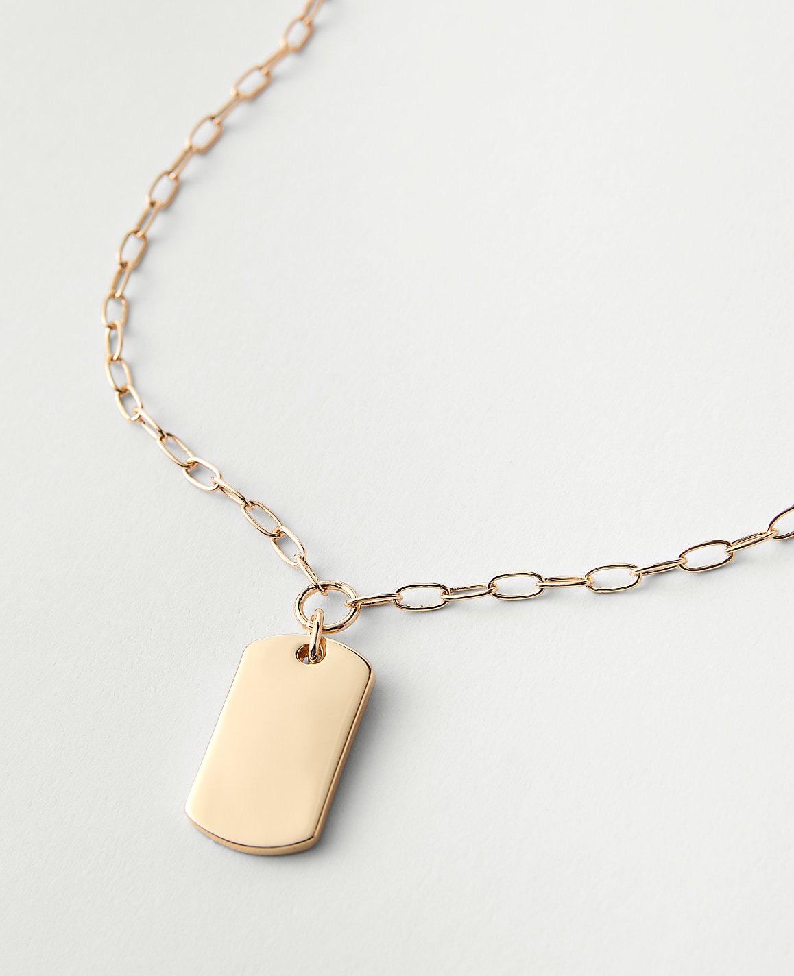 Rectangle Pendant Necklace