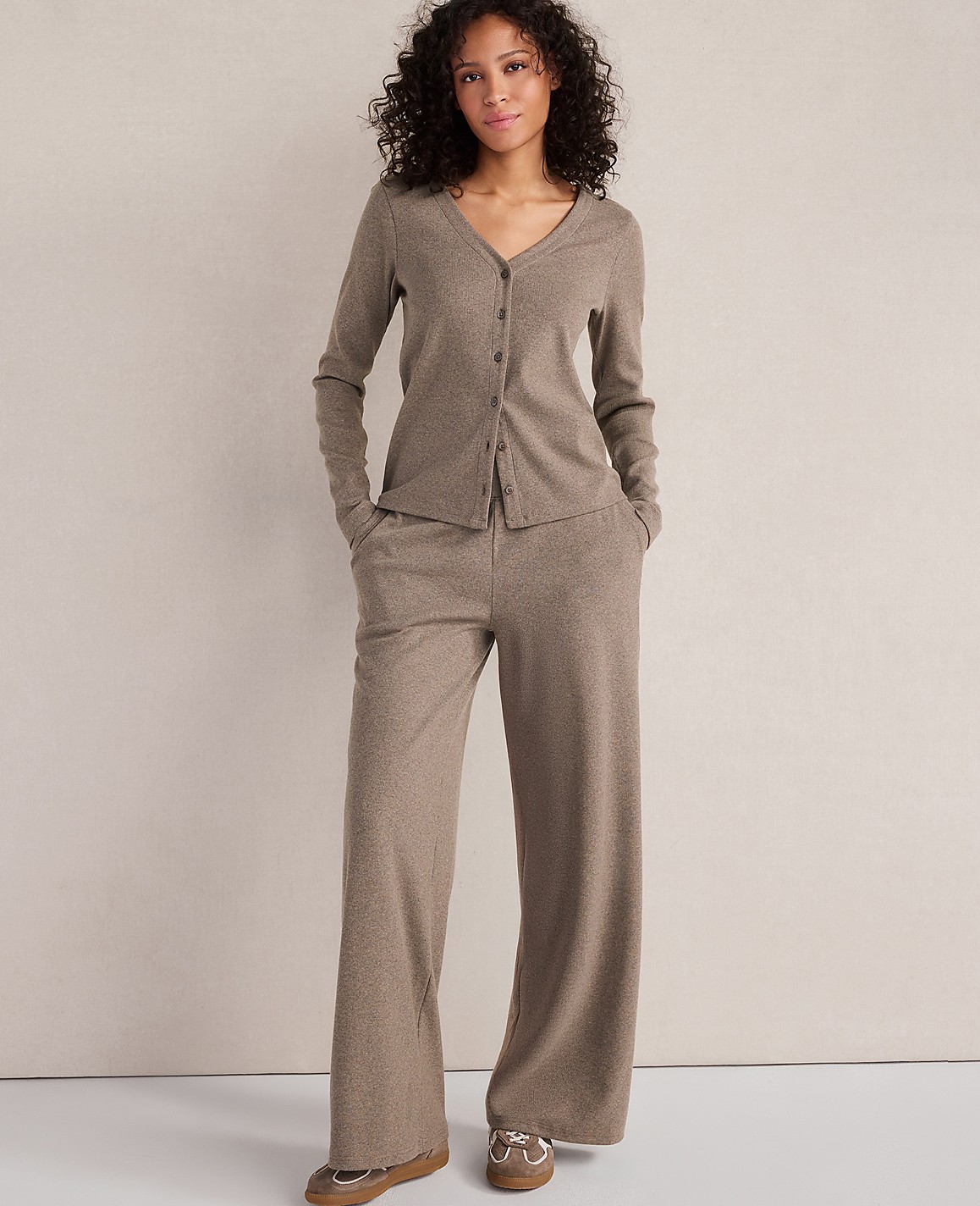 Haven Well Within Organic Cotton Rib Knit Cardigan