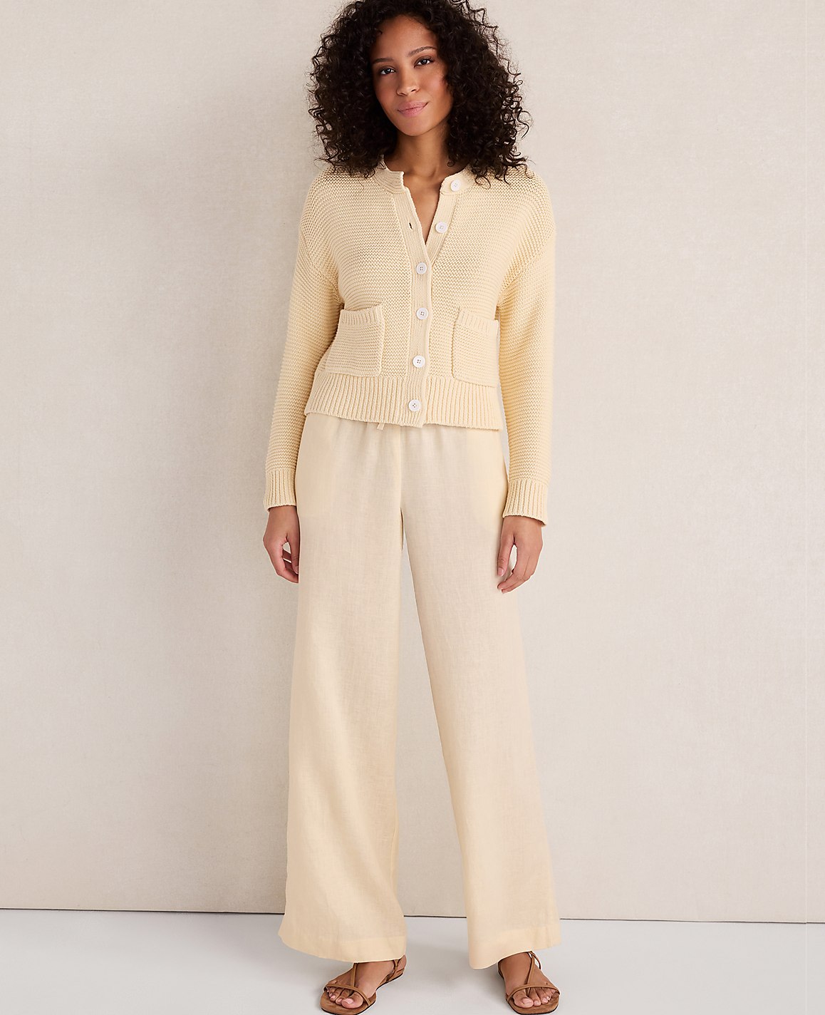 Haven Well Within Cotton Link Stitch Cardigan