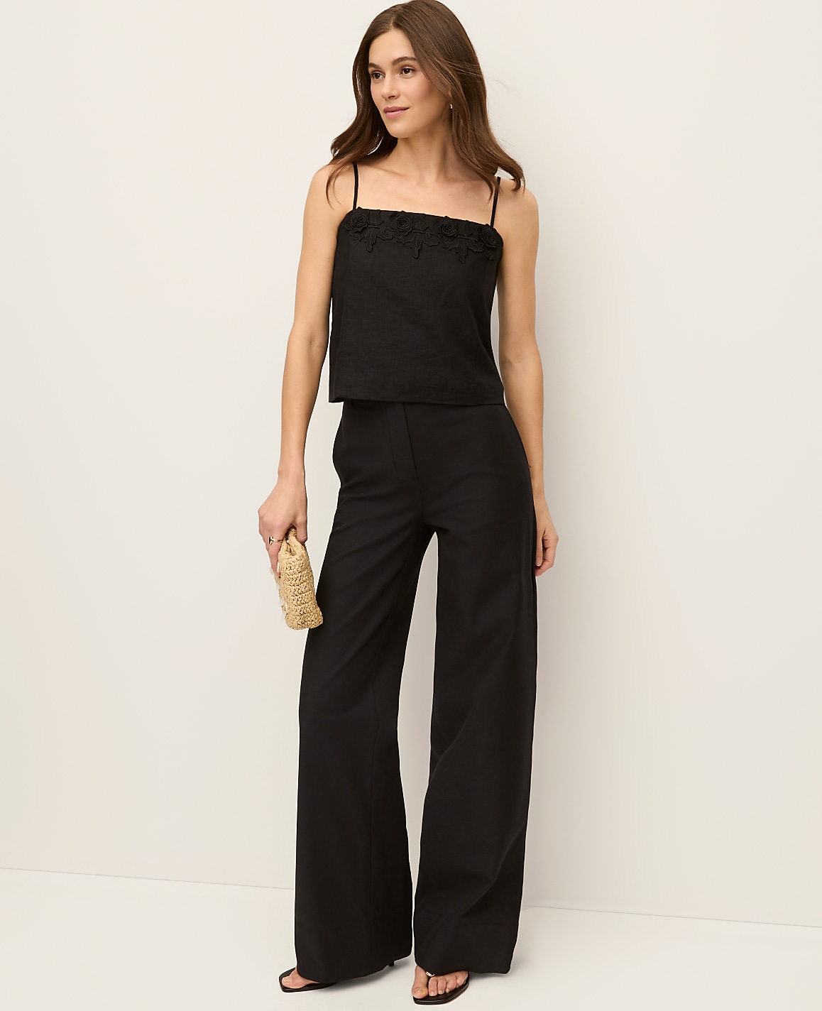 The Petite Modern Wide Leg Pant in Bi-Stretch