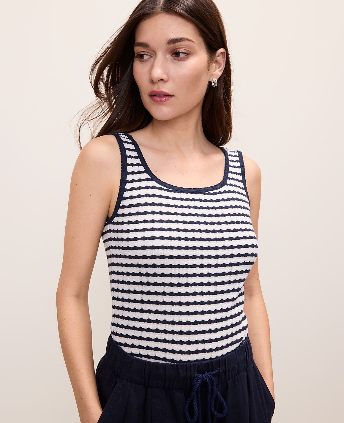 Weekend Pointelle Tank Top
