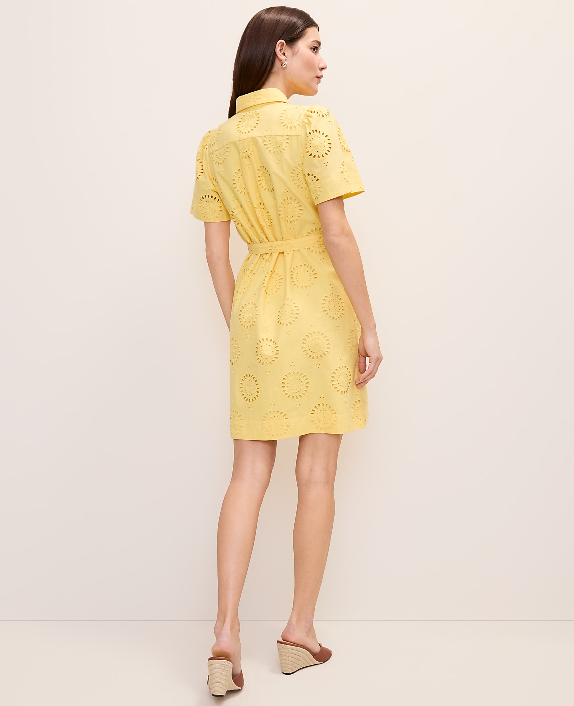 Weekend Eyelet Shirtdress