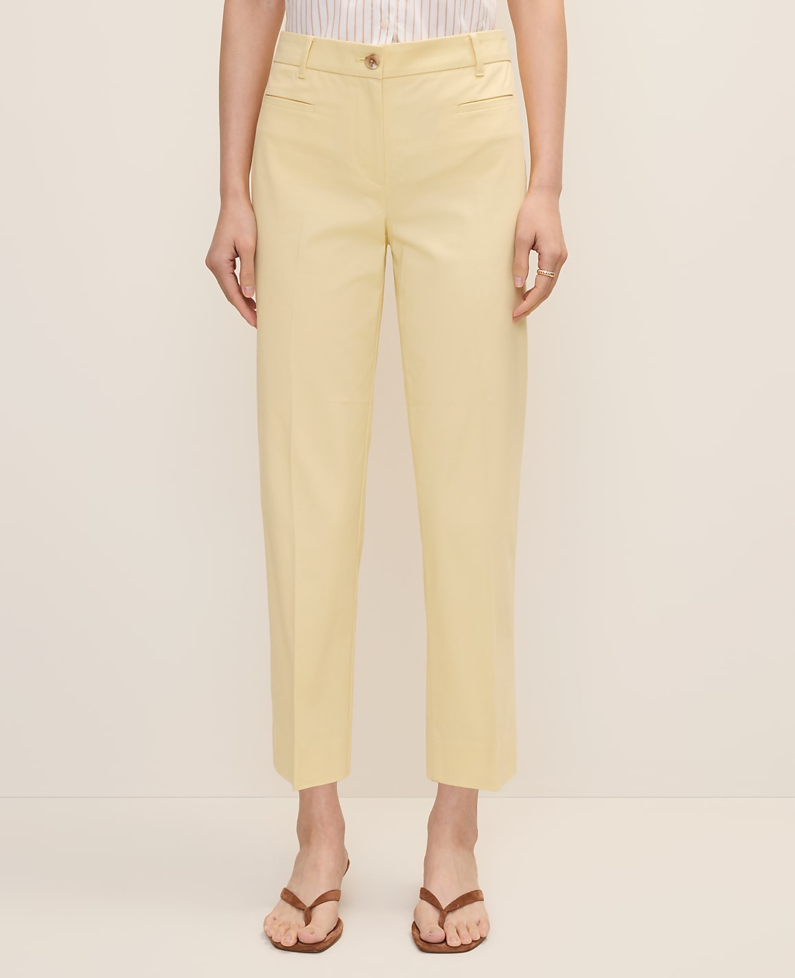 The Cotton Crop Pant &mdash; Curvy Fit