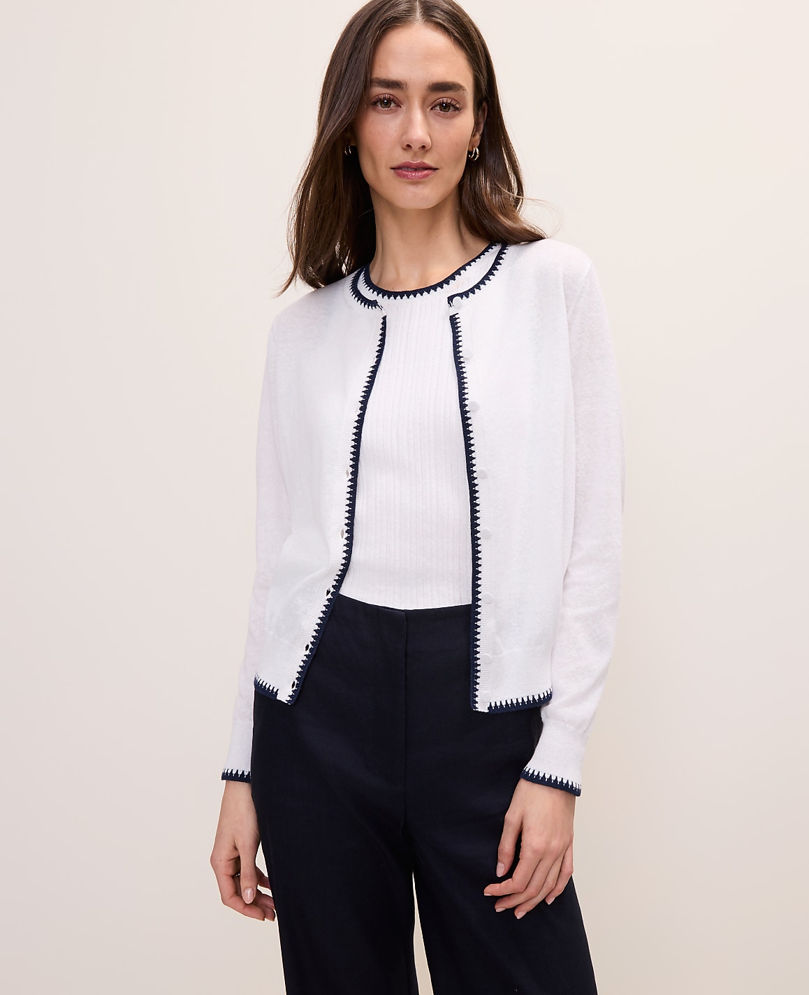 Tipped Ann Cardigan