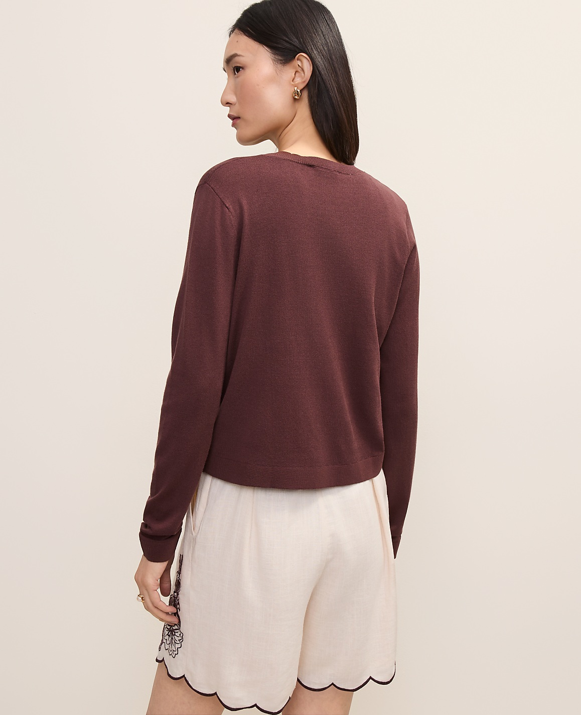 Open Crop Cardigan