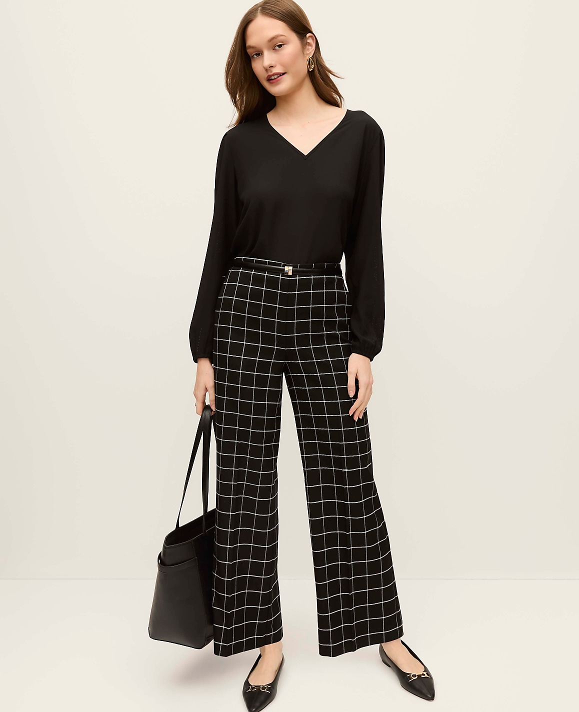 Petite Mixed Media Embroidered Blouse