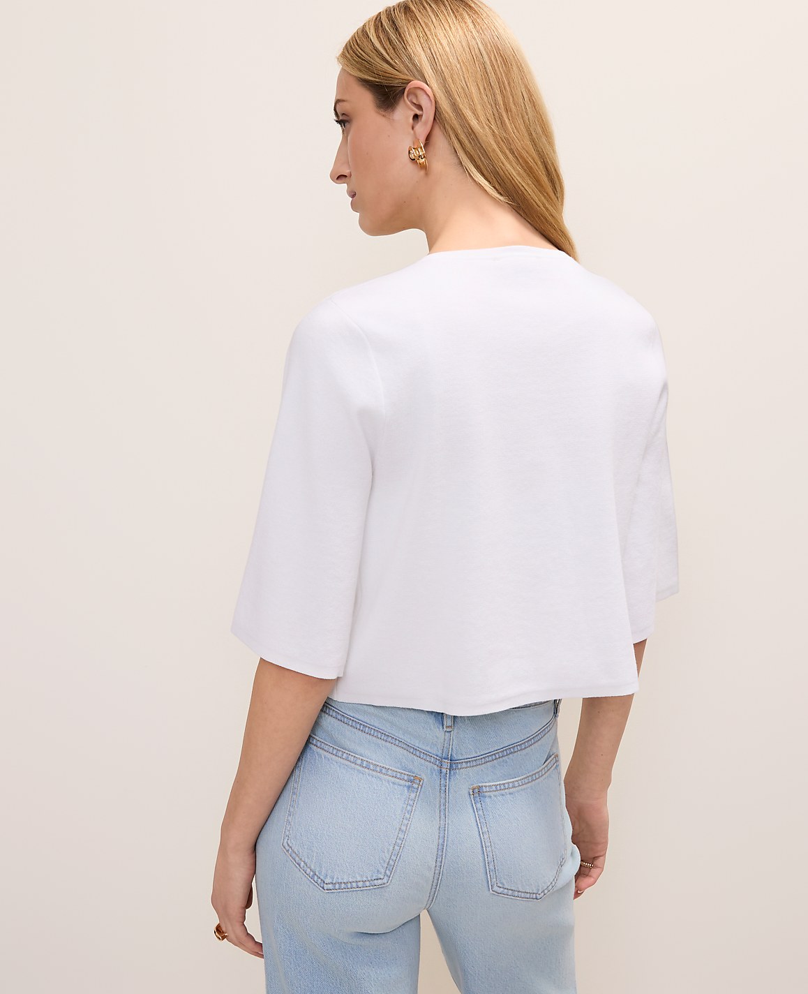 Petite Crew Neck Sweater Cape