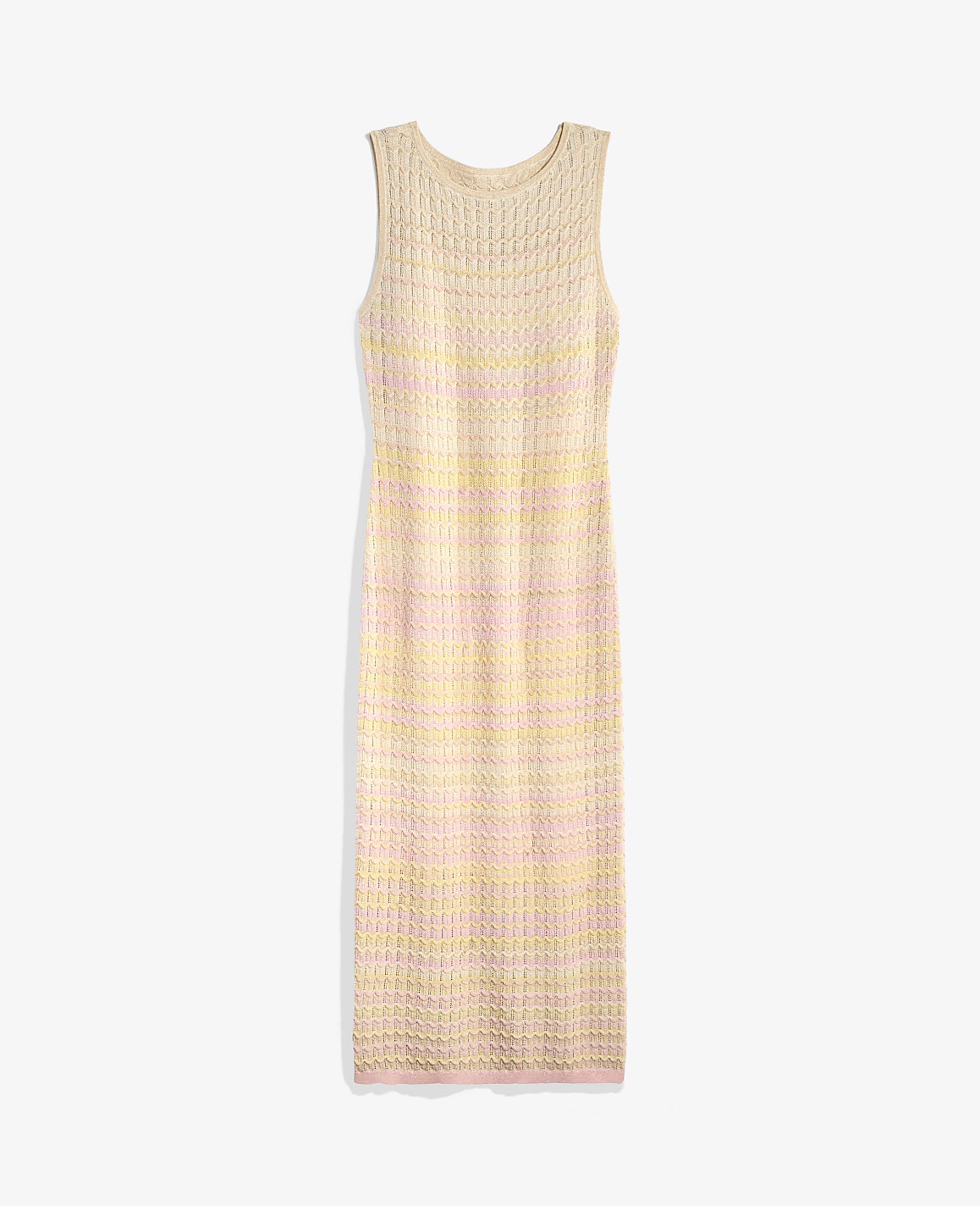 Ombr&eacute; Crochet Sweater Dress