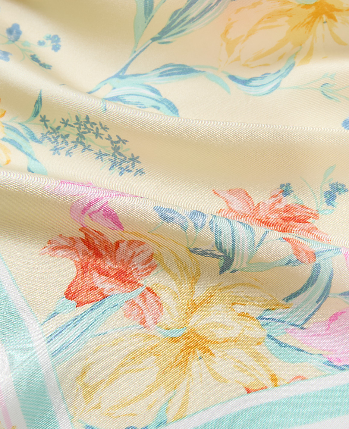 Floral Silk Scarf