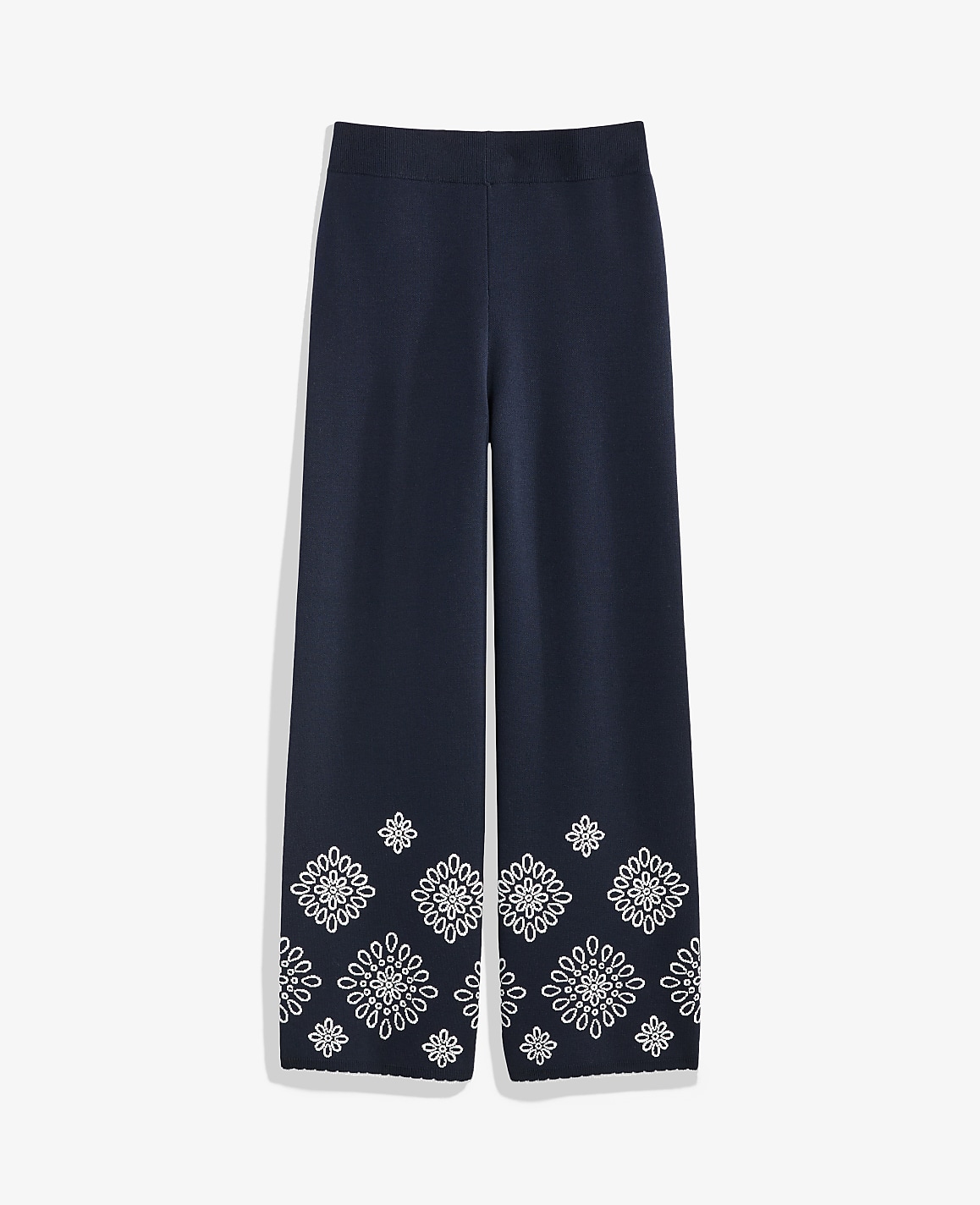 Petite Embroidered Sweater Pant