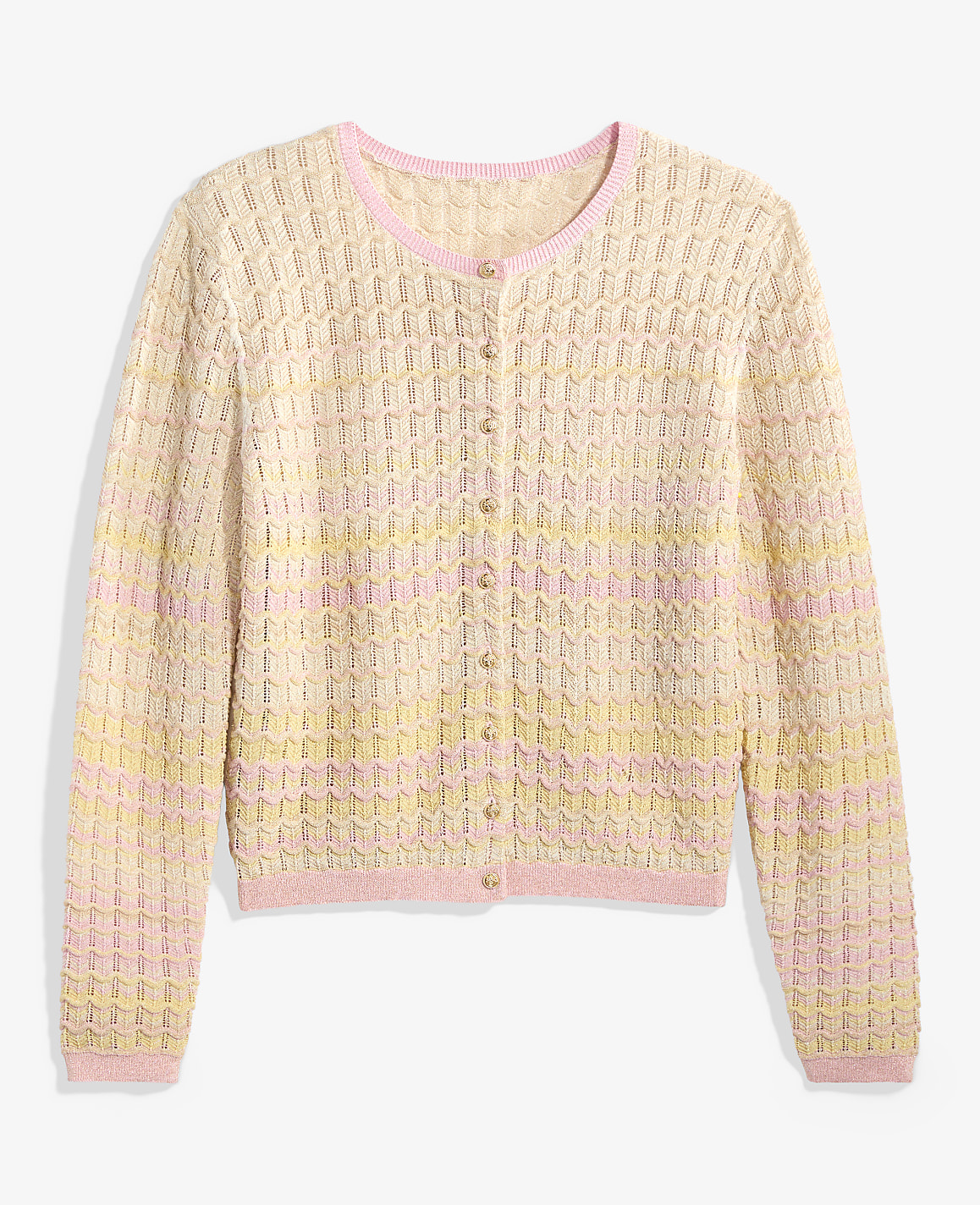 Petite Crochet Cardigan in Ombr&eacute;