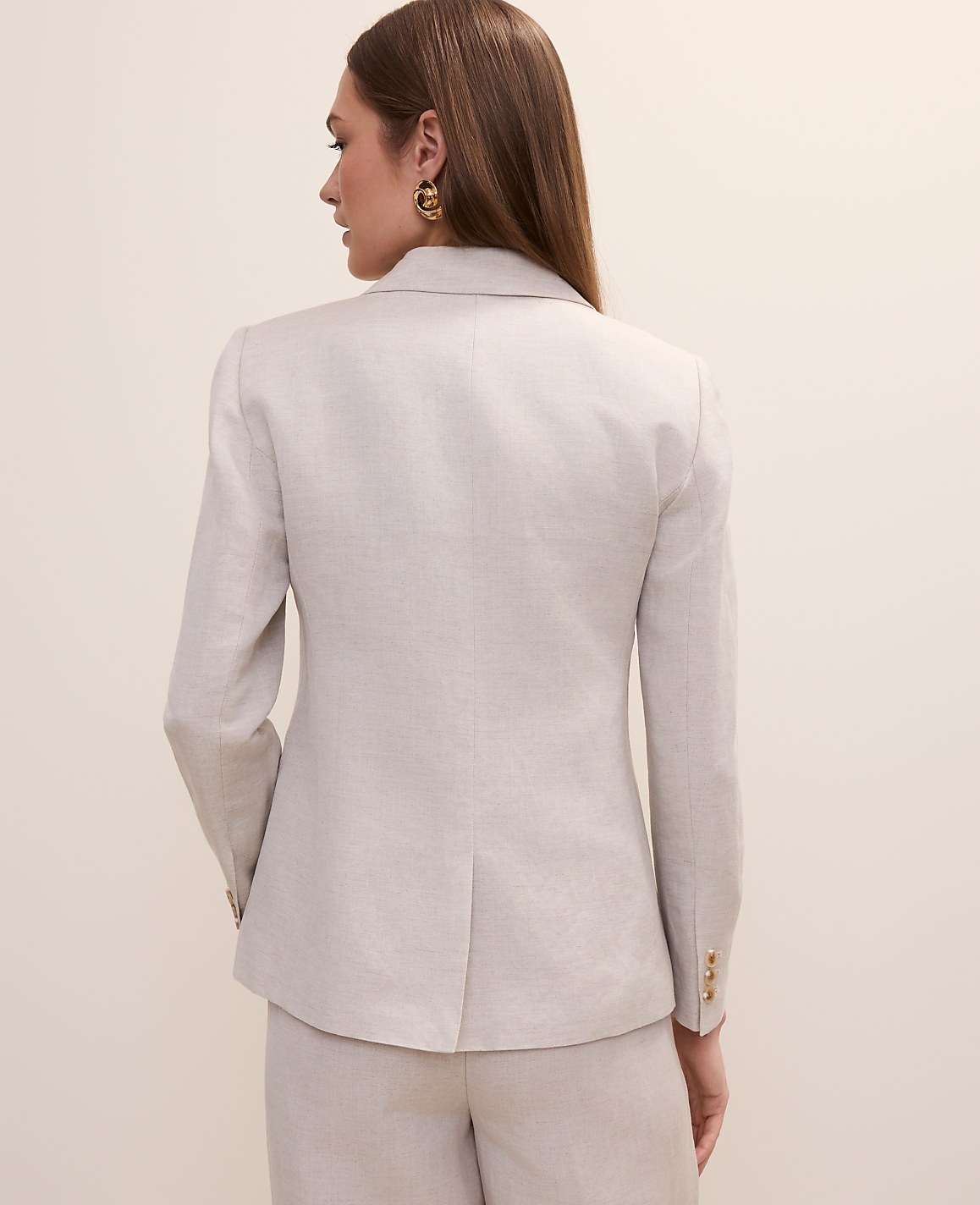 The Hutton Blazer in Linen Blend