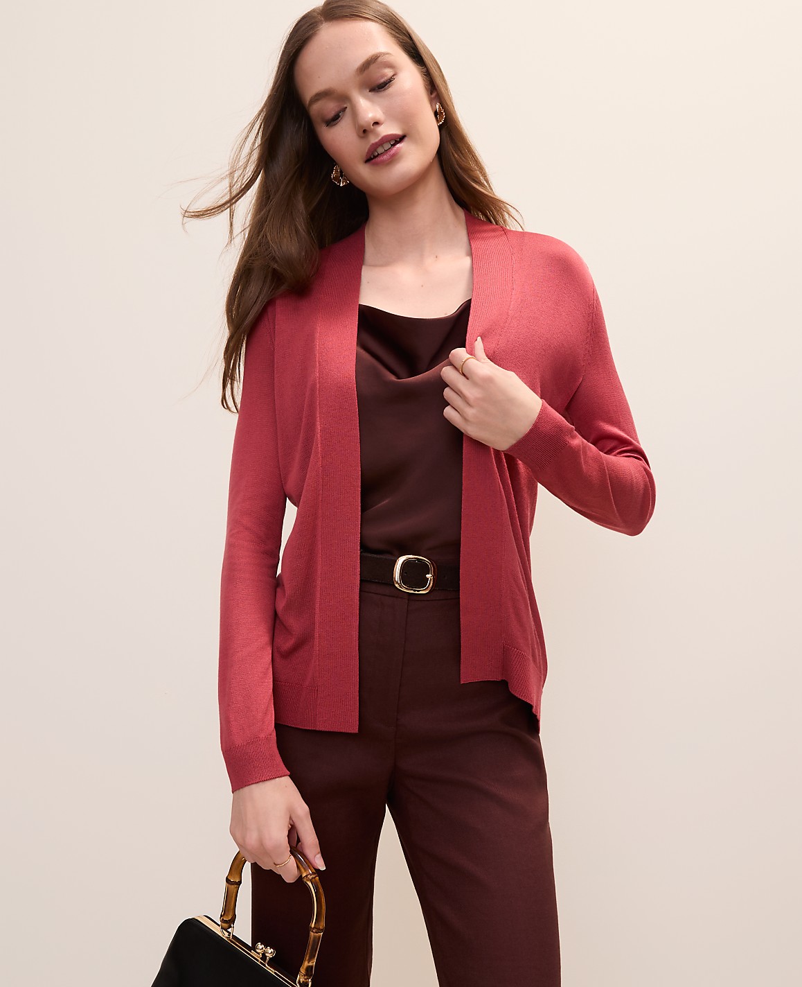 Essential Open Cardigan
