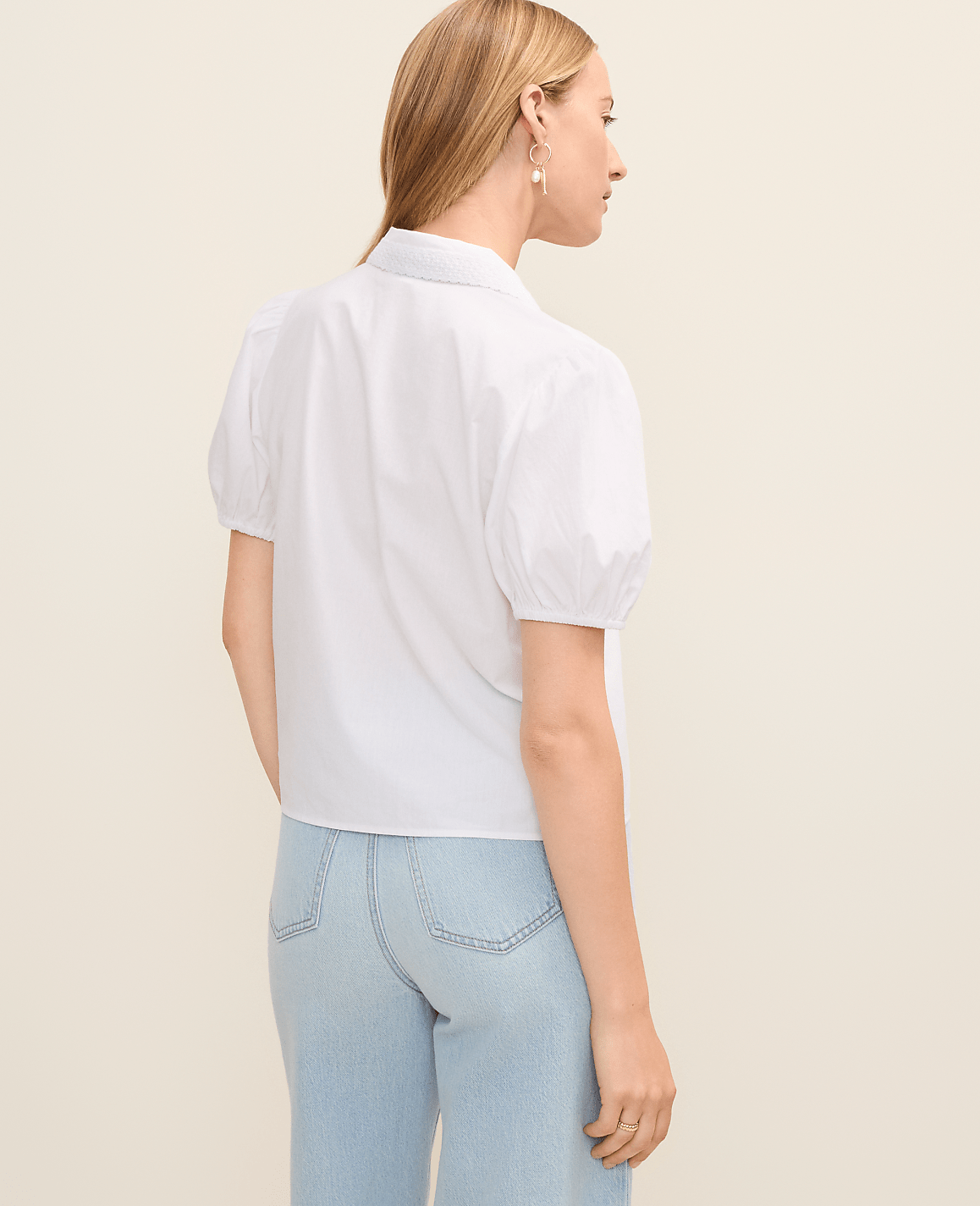 Weekend Lace Trim Blouse