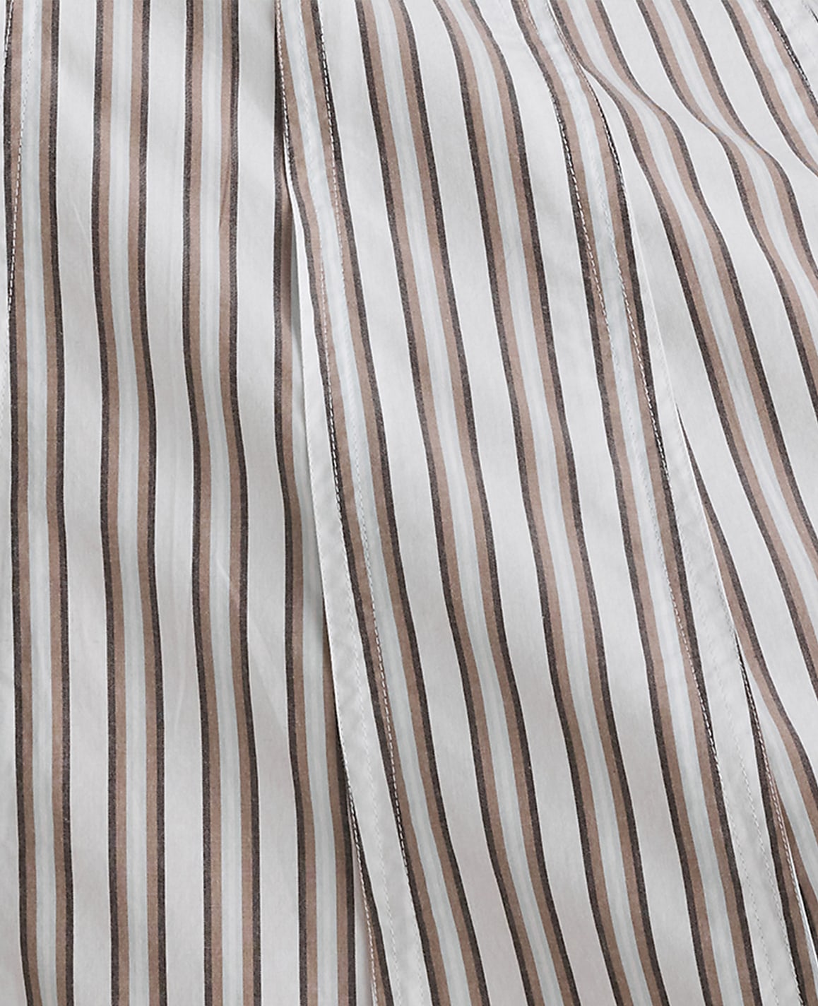 Haven Well Within Organic Cotton Poplin Stripe Drop Waist Skirt