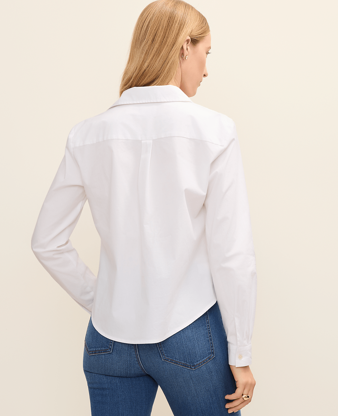 Petite Knotted Button Down Shirt