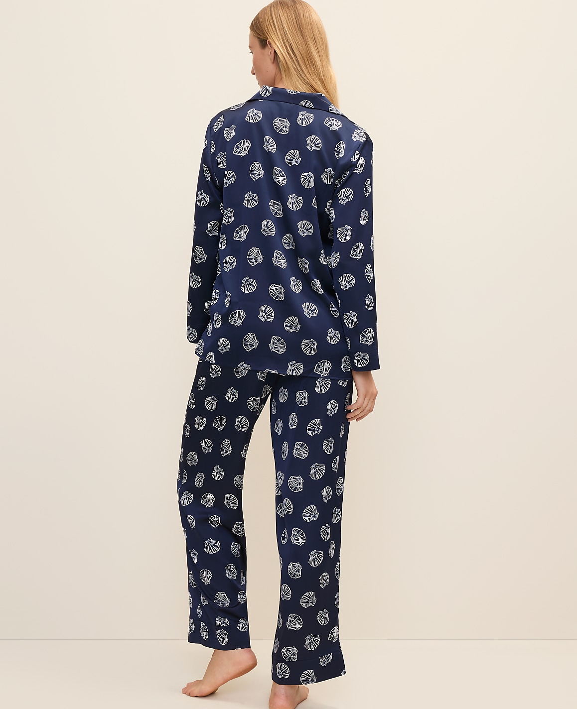 Shell Print Pajama Set