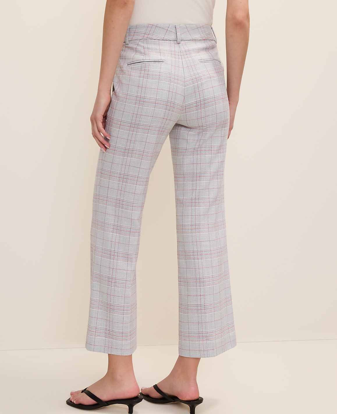 The Petite Jayne Crop Trouser in Plaid