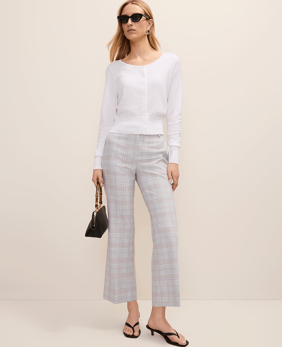 The Jayne Crop Trouser in Plaid