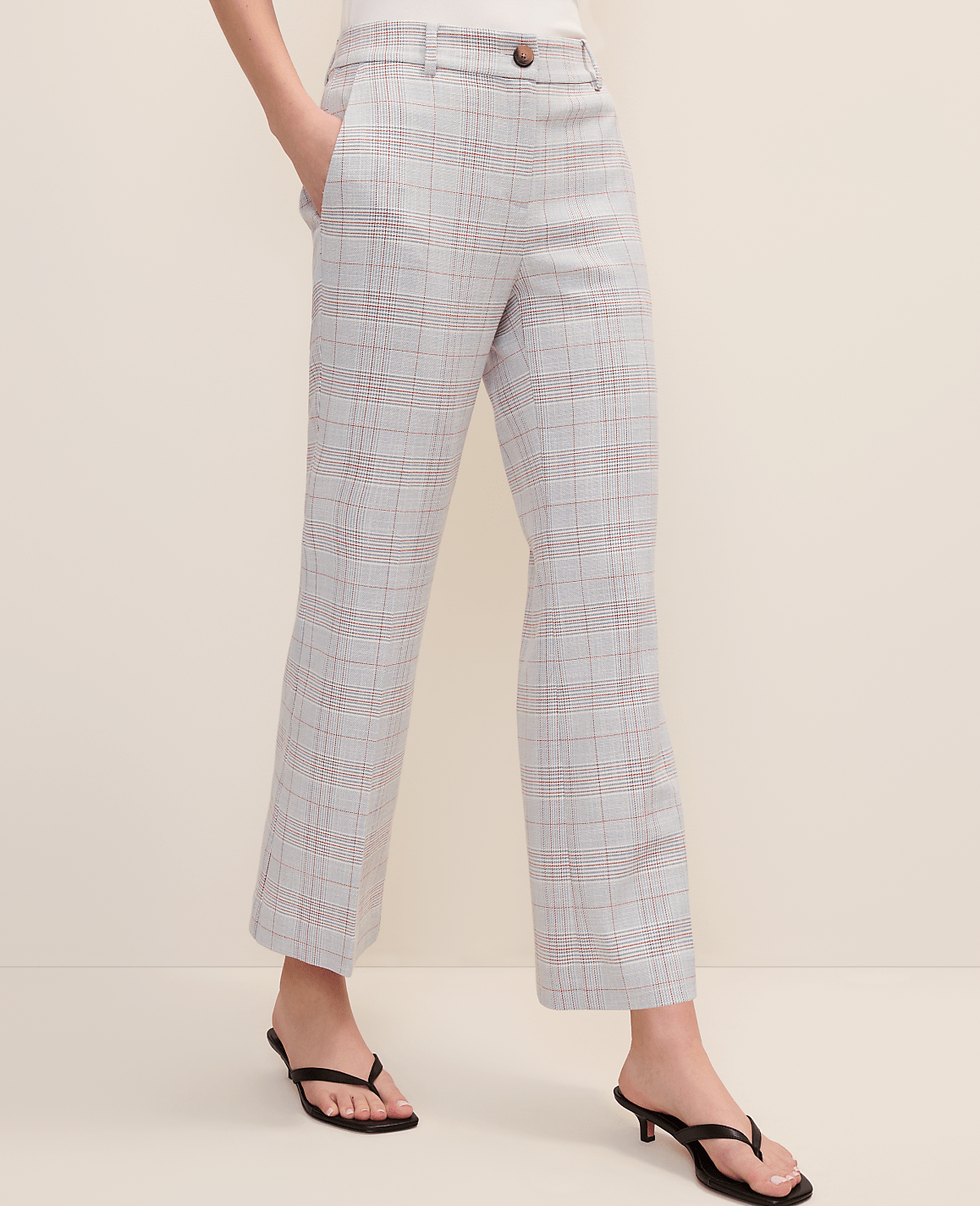 The Jayne Crop Trouser in Plaid