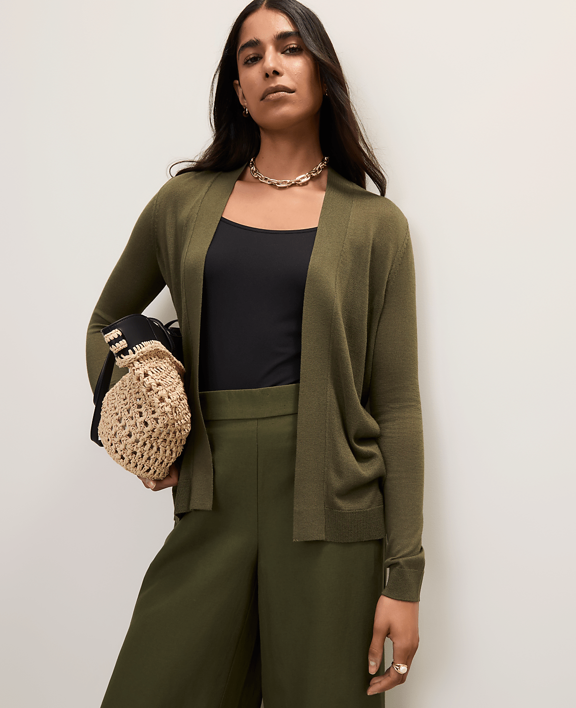 Essential Open Cardigan