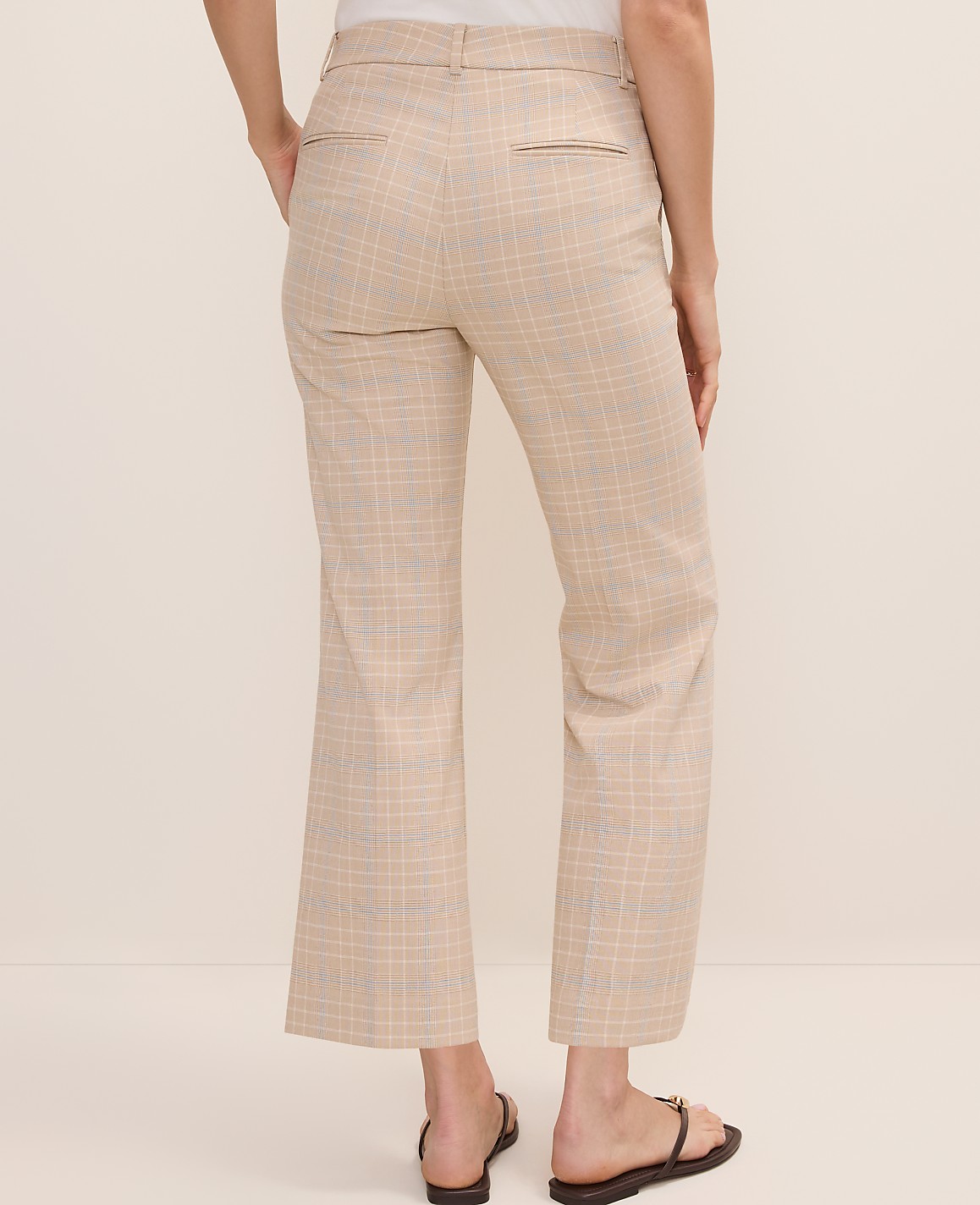 The Petite Jayne Crop Trouser in Plaid