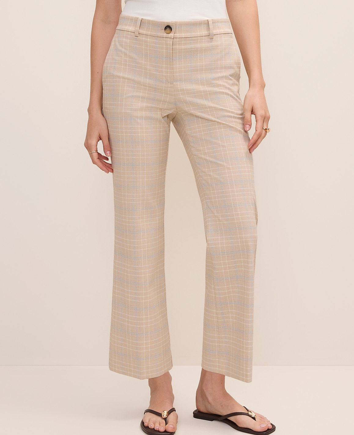 The Jayne Crop Trouser in Plaid