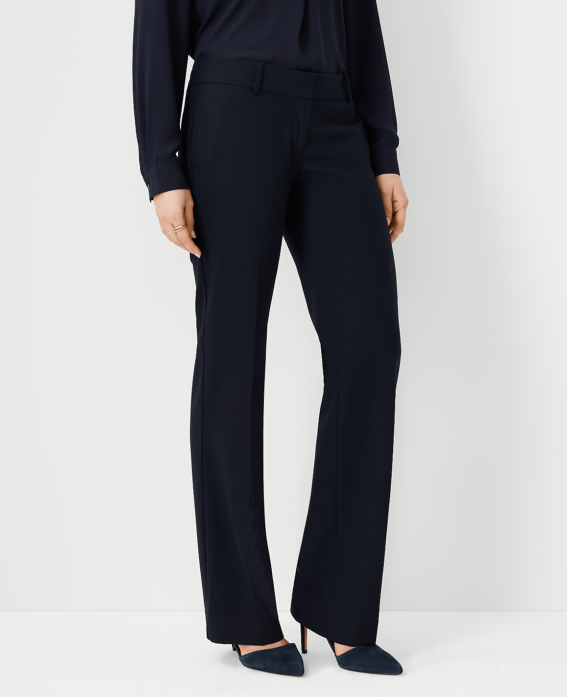 The Trouser in Seasonless Stretch - Curvy Fit