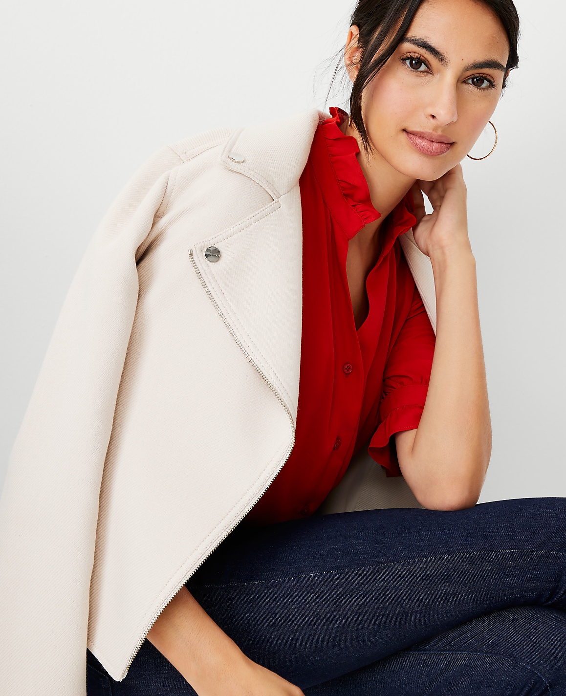 Ruffle Collar Shirt