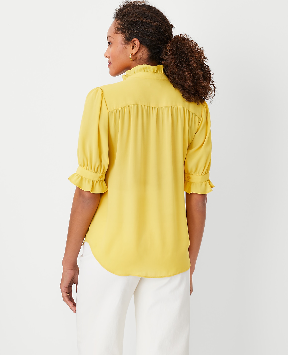 Ruffle Collar Shirt