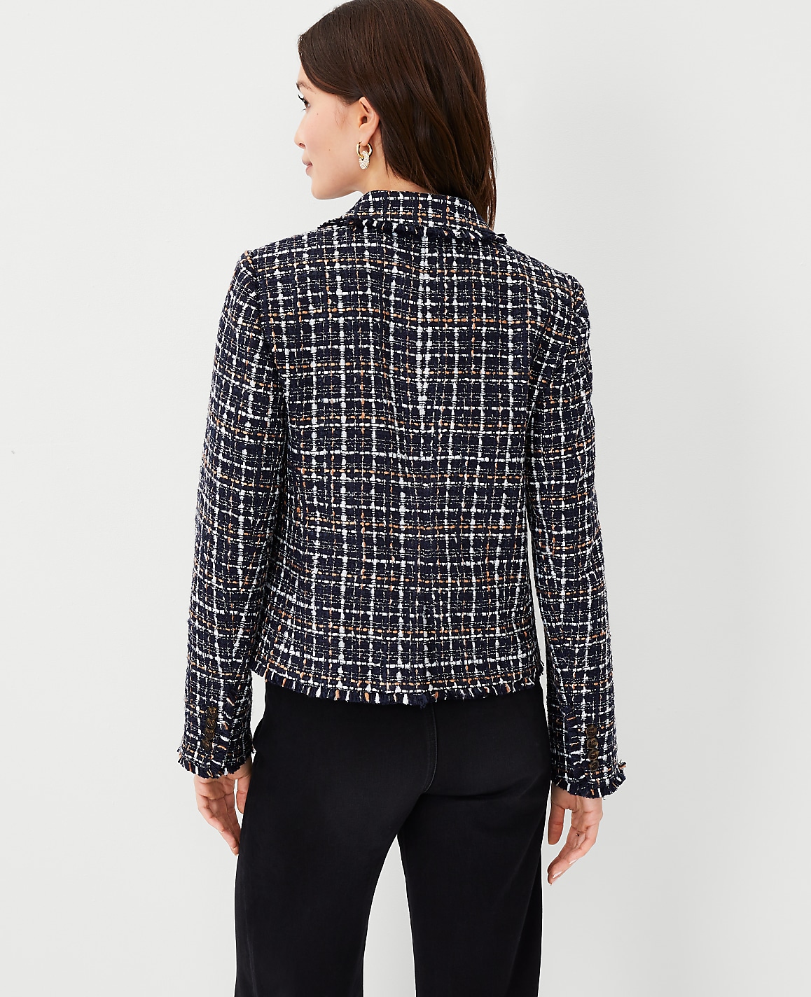 The Petite Newbury Blazer in Tweed
