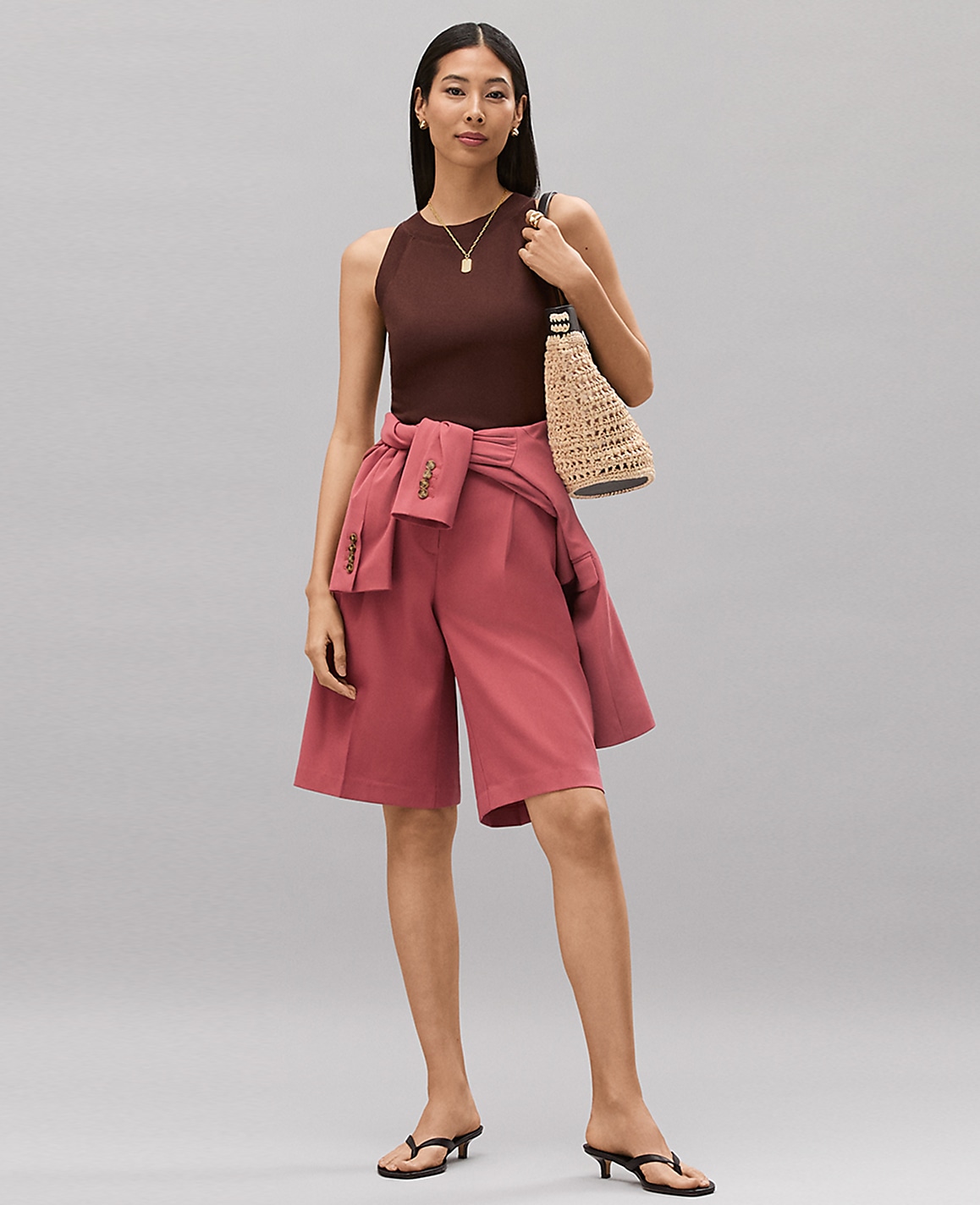 The Pleated Bermuda Short