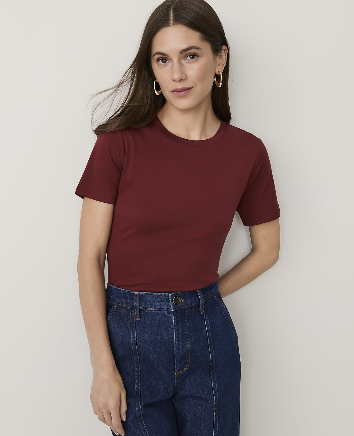 Petite Weekend Crew Neck Tee