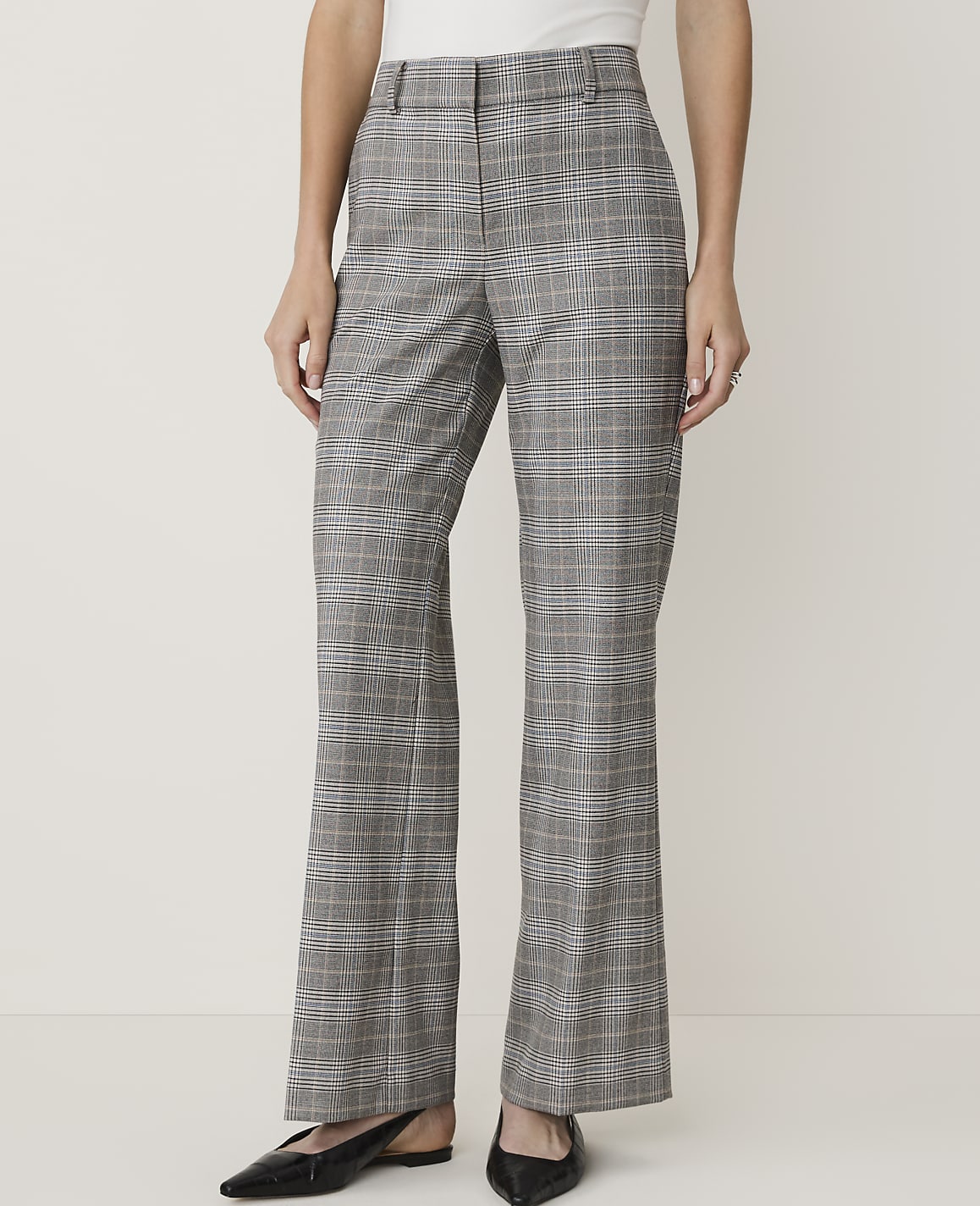 The Petite Jayne Trouser in Plaid