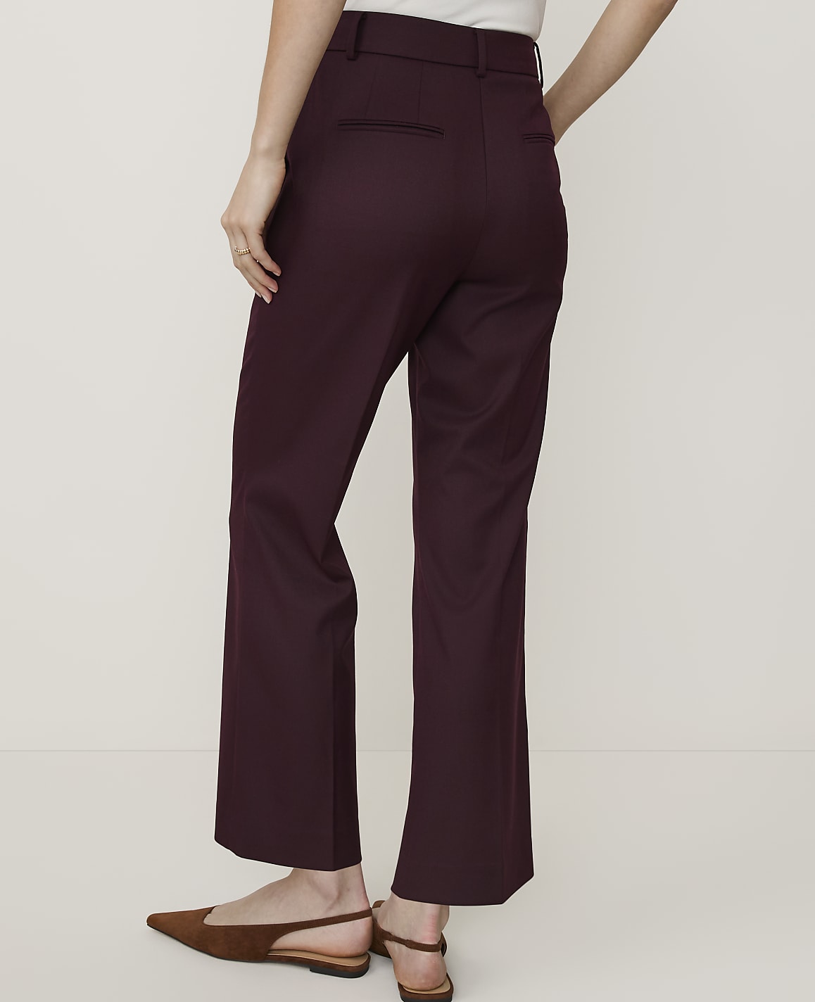 The Petite Flare Ankle Pant