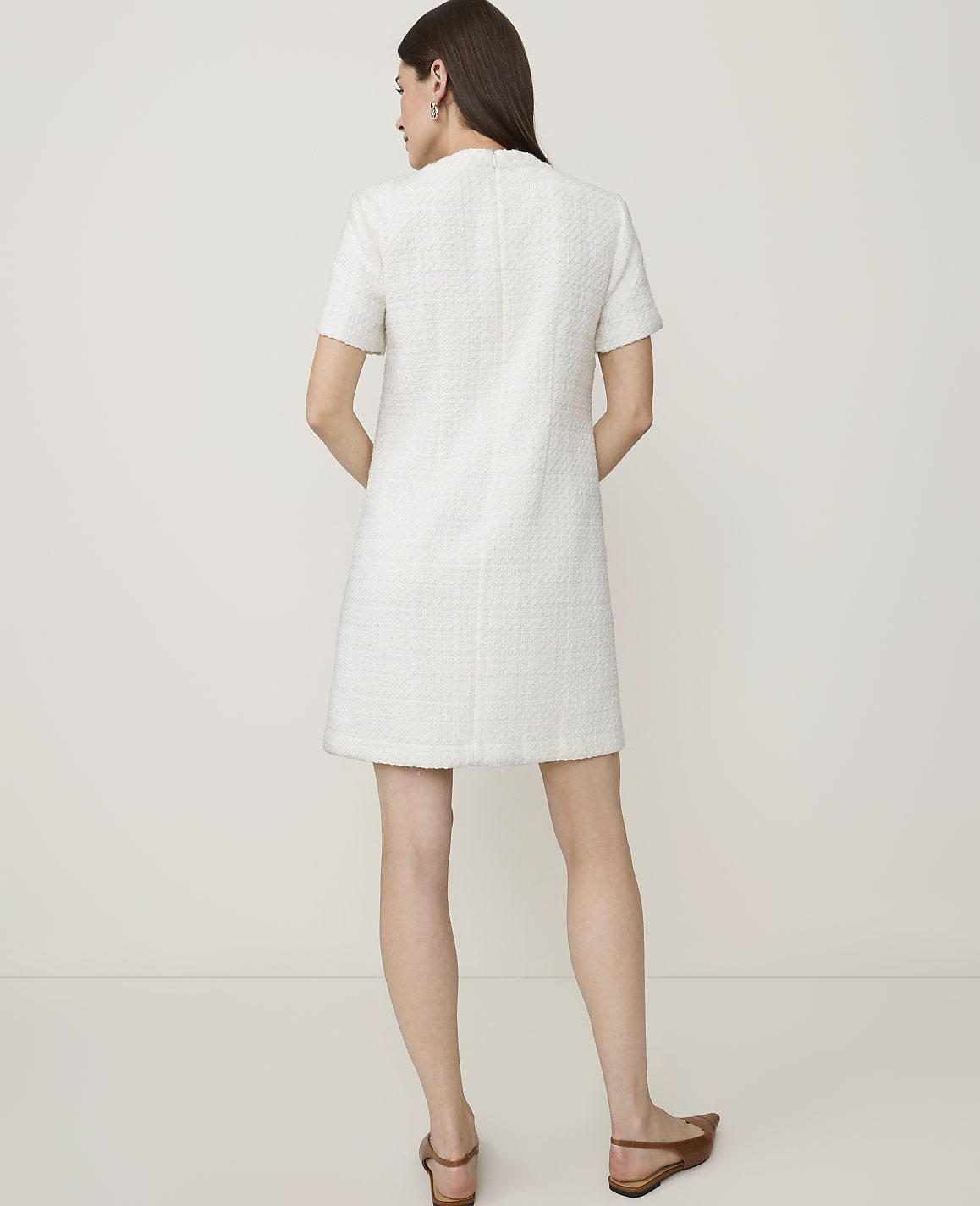 Petite Tweed Shift Dress