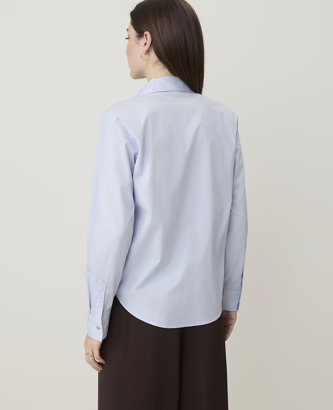 Petite Satin Modern Essential Shirt