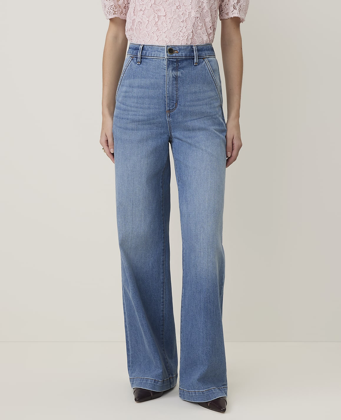 The Petite Denim Trouser