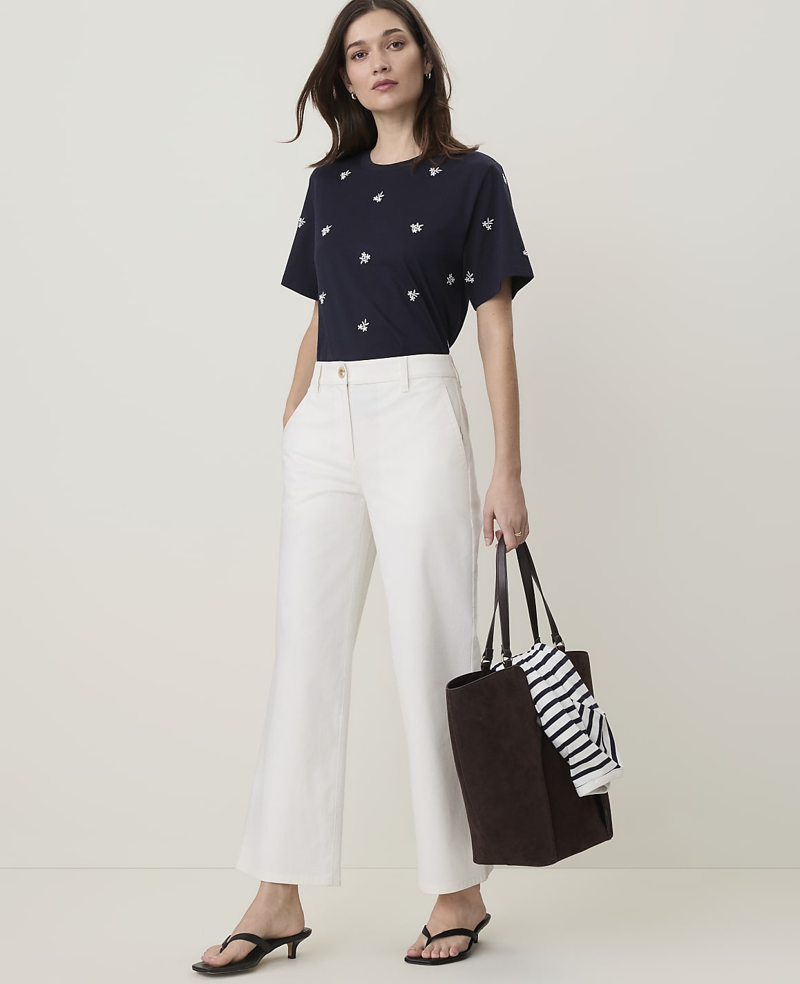 Petite Weekend Straight Ankle Pant