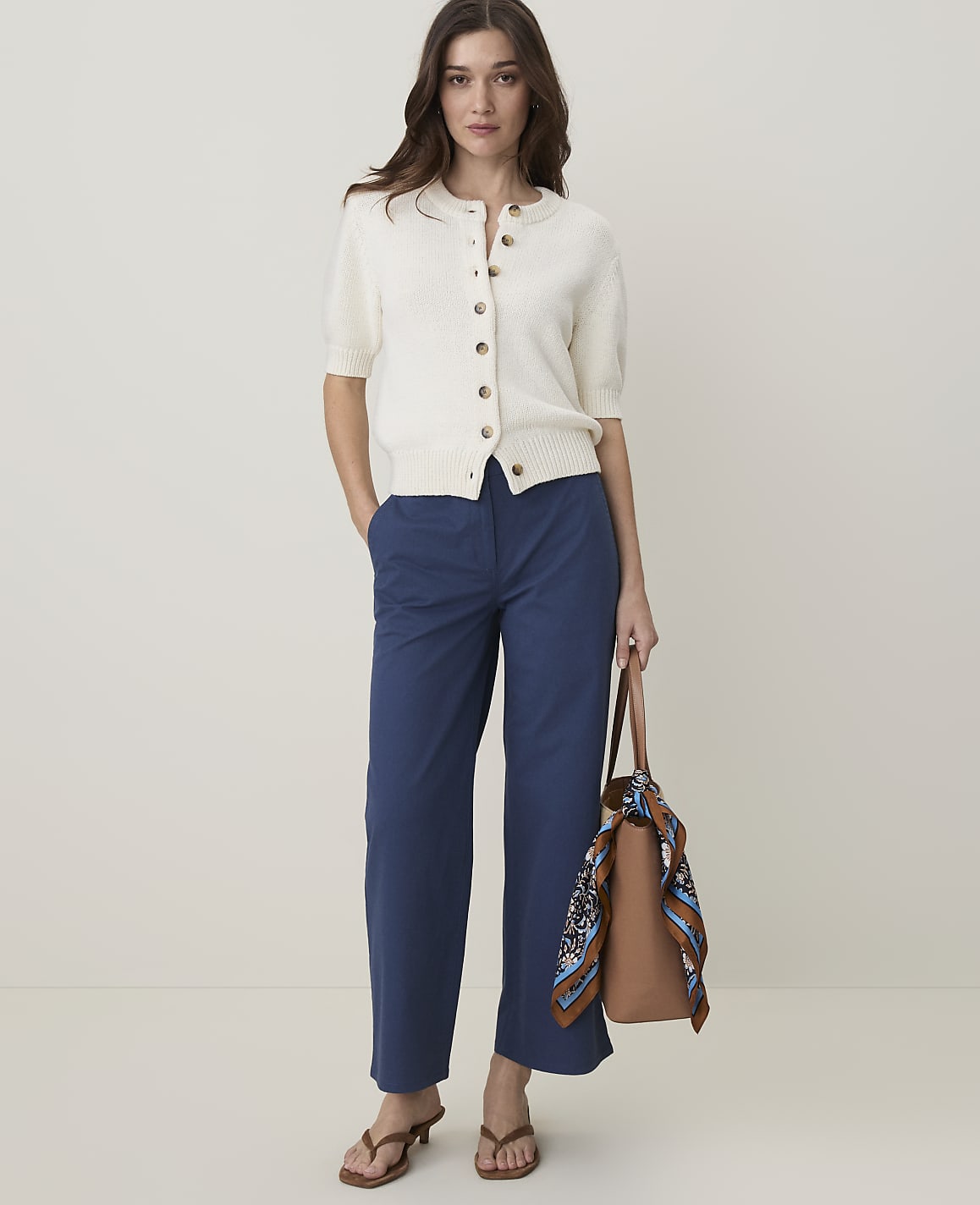 Petite Weekend Straight Ankle Pant