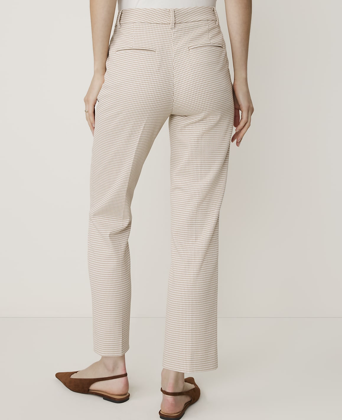 The Tall Eva Ankle Pant in Houndstooth