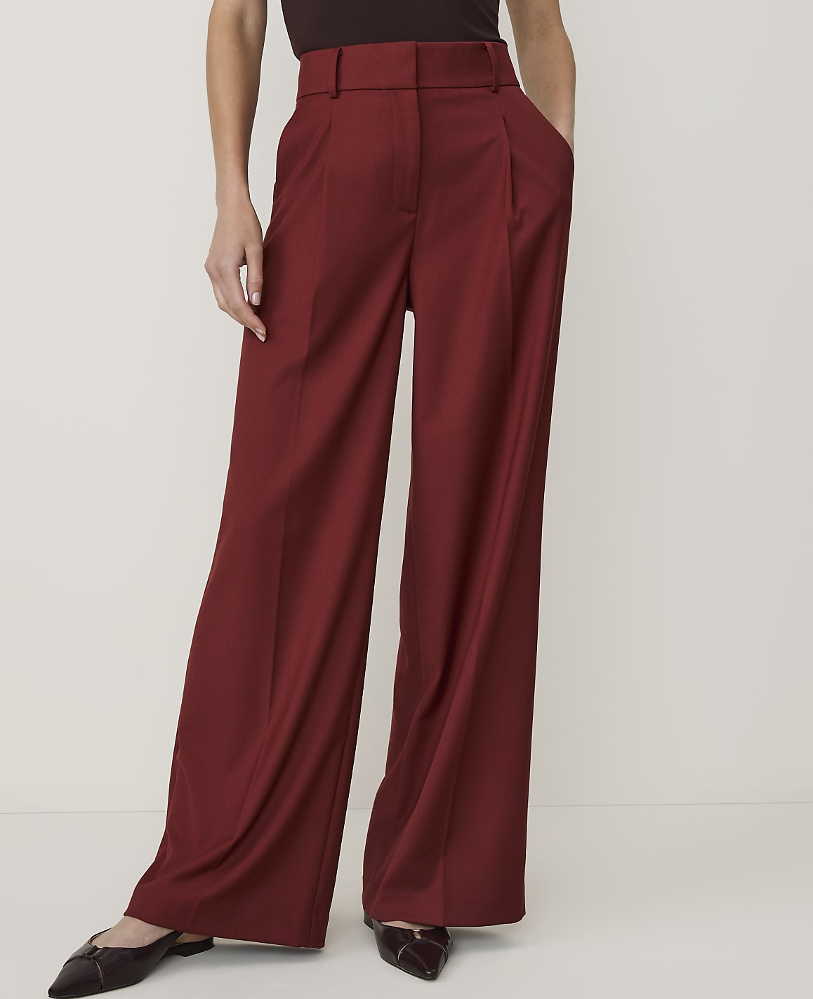 The Tall Pleated Wide-Leg Pant