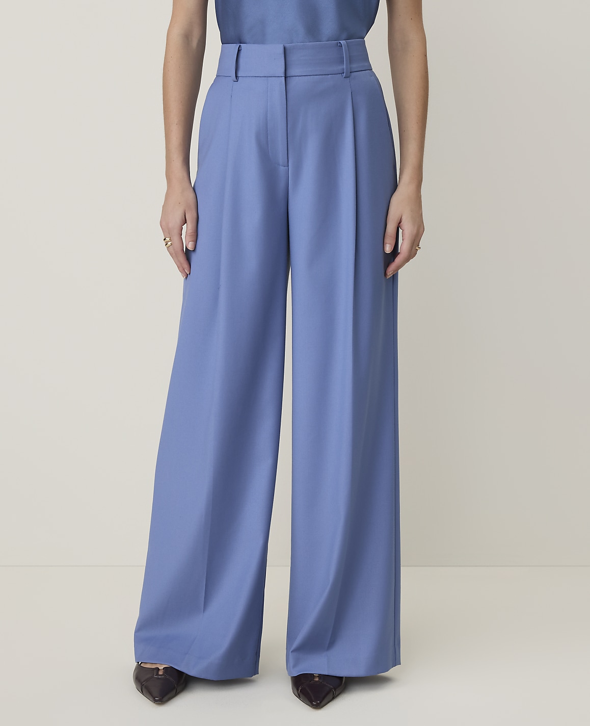 The Tall Pleated Wide-Leg Pant