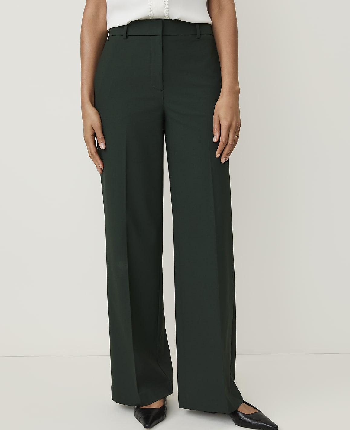 The Petite Wide-Leg Pant in Seasonless Stretch