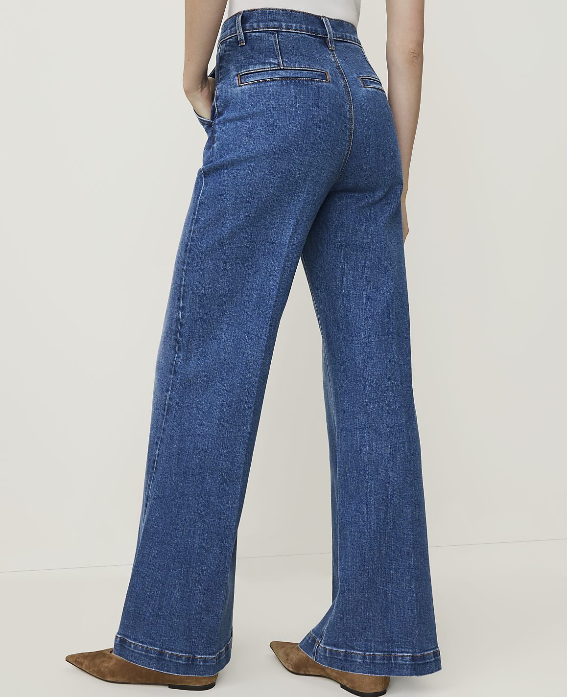 The Petite Denim Trouser